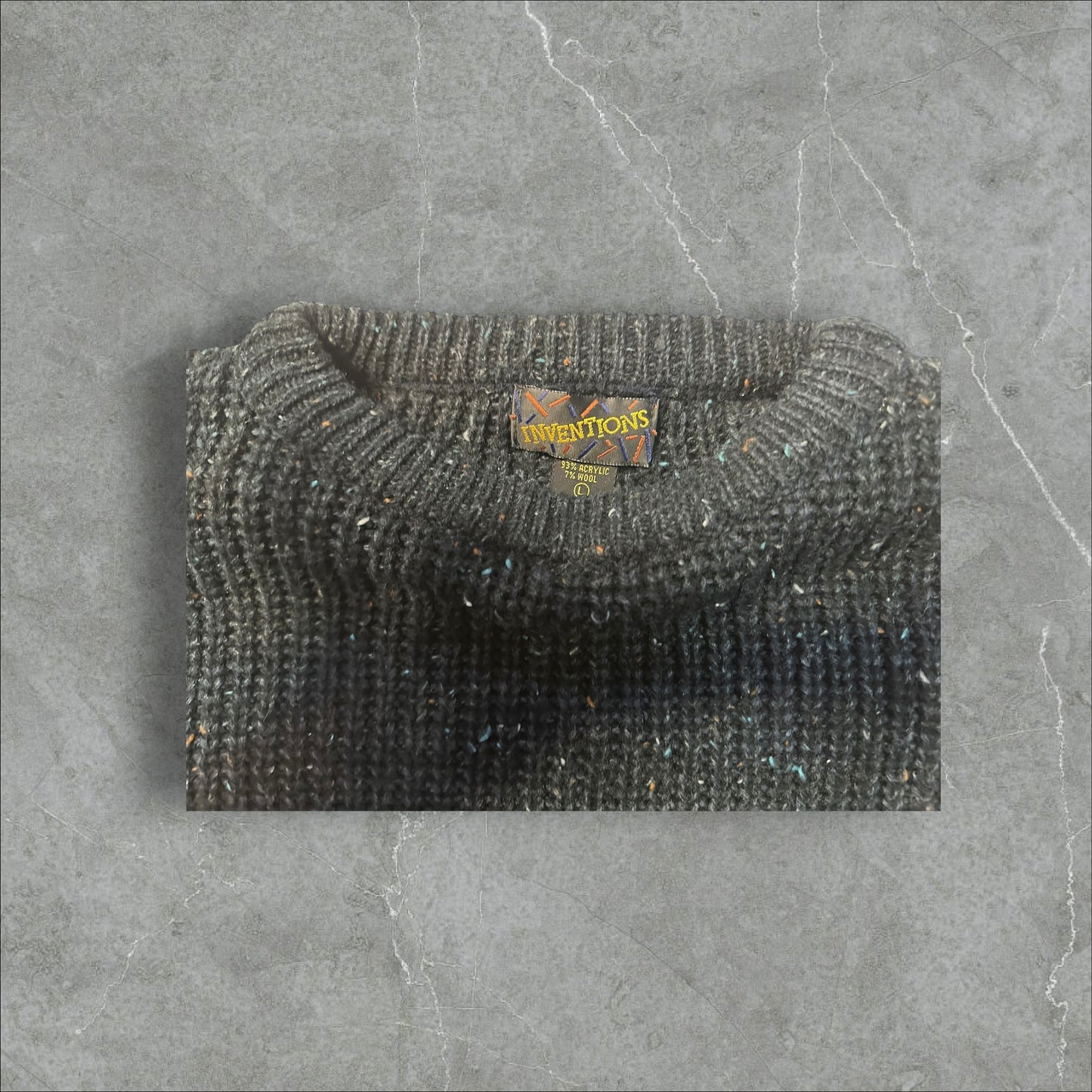 Inventions 90s Acrylic Sweater (L)