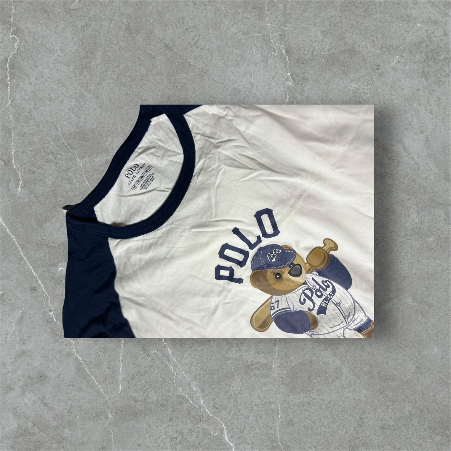 Polo Ralph Lauren Bear Baseball Tee (3xb)