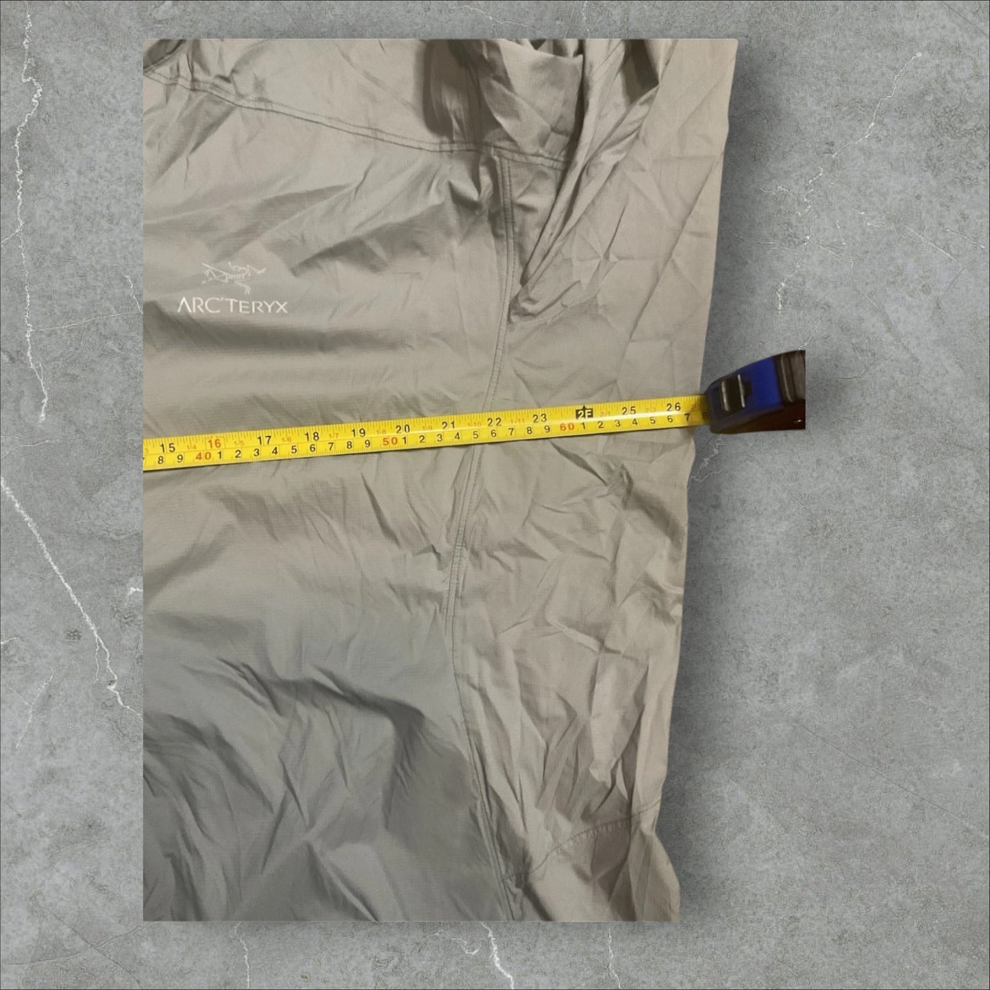 Arcteryx Grey Lightweight Packable Shell Jacket(XXL)