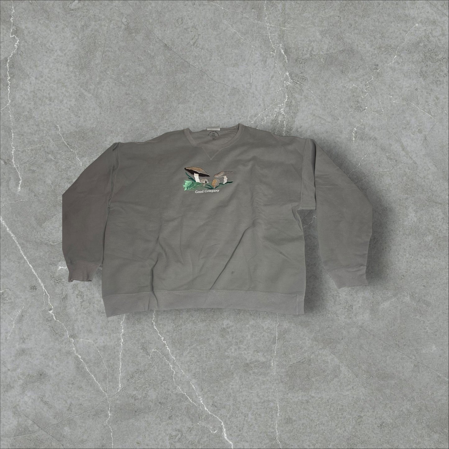 The Good Company X Champion Embroidered Mushroom SweatShirt (2XL)