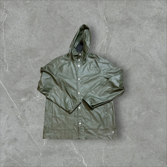 Herschel Supply Co. Classic Olive Mallard Rain Coat (M)