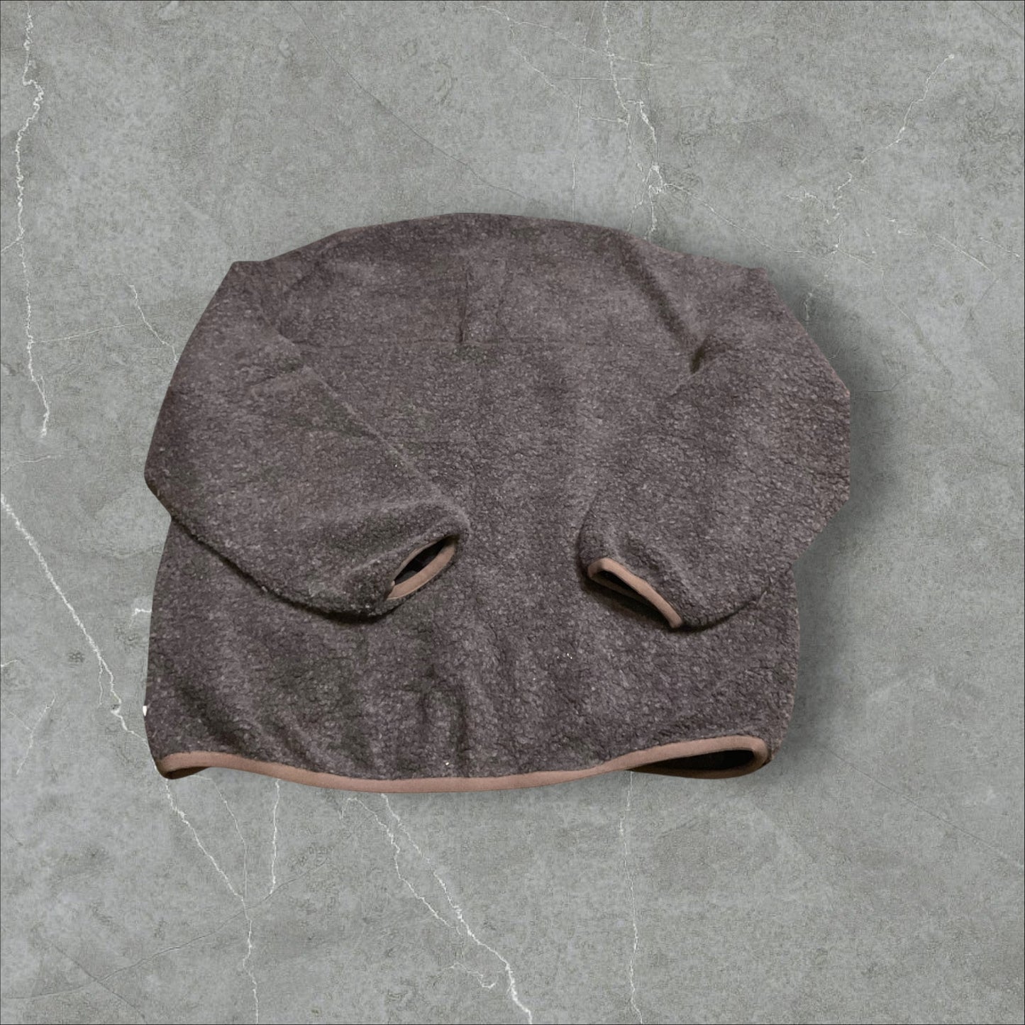 Pilgrim Surf + Supply Brown Pullover Fleece Sweatshirt (L)