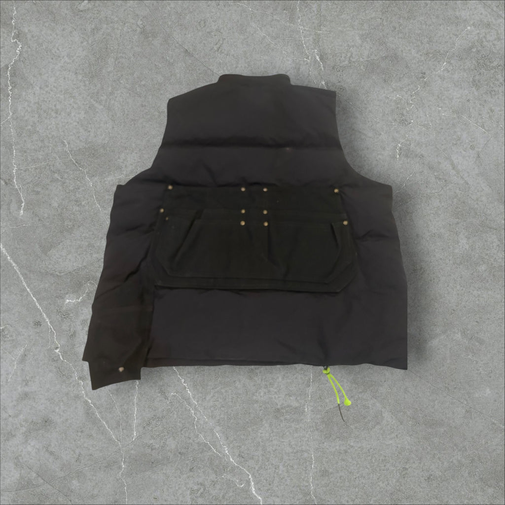 Upcycled Nike Puffer Vest W/ Carhartt Pouch (XXL)