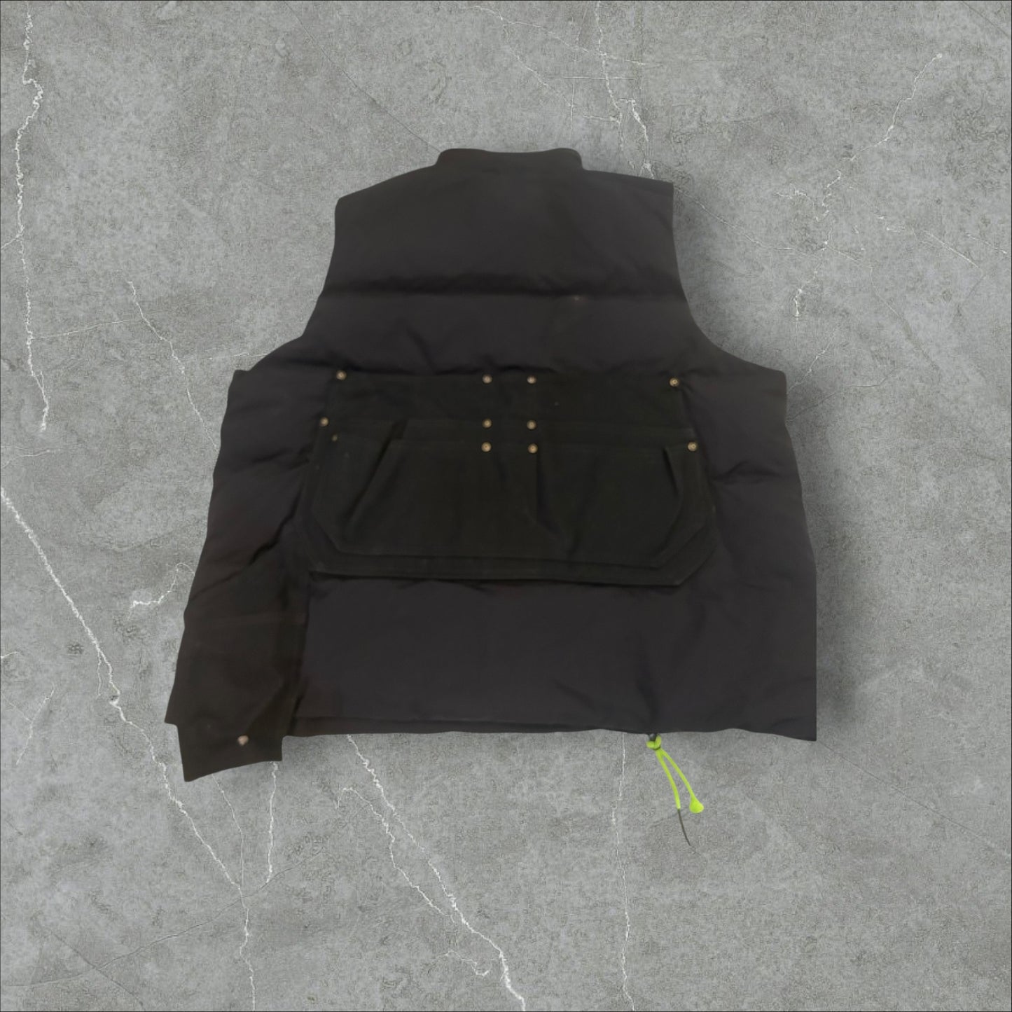 Upcycled Nike Puffer Vest W/ Carhartt Pouch (XXL)