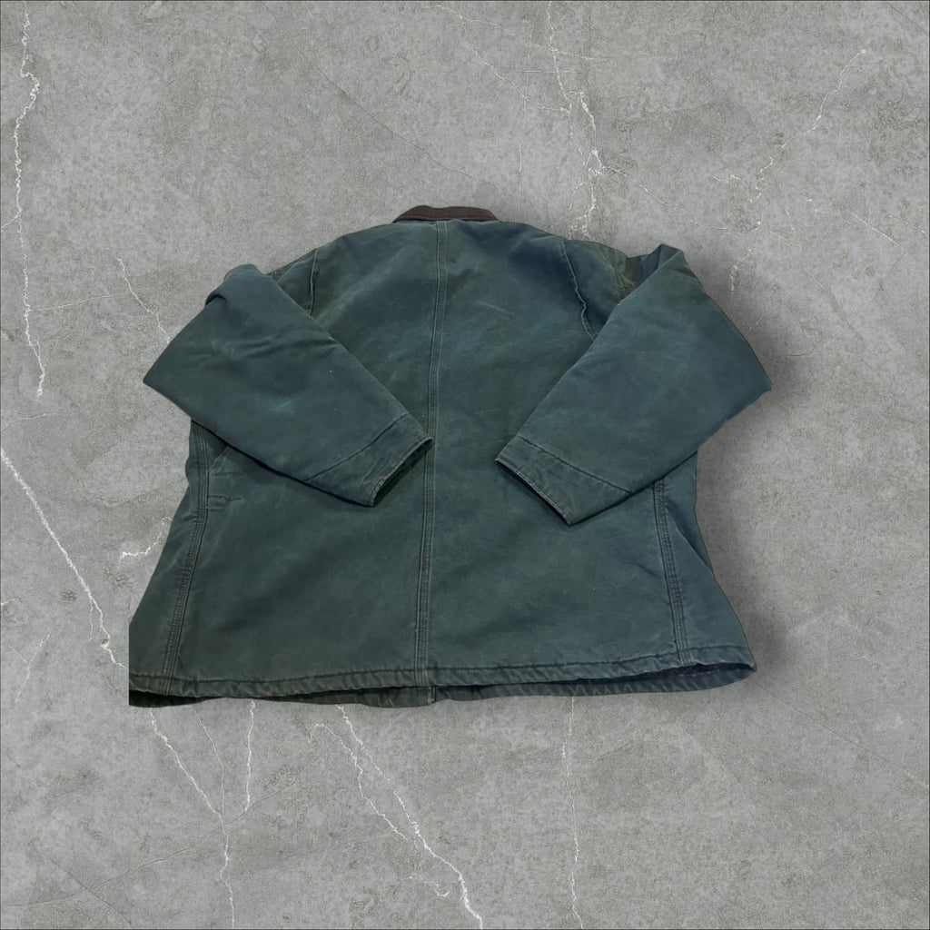 Carhartt Green Blanket Lined Chore Jacket (XXL)