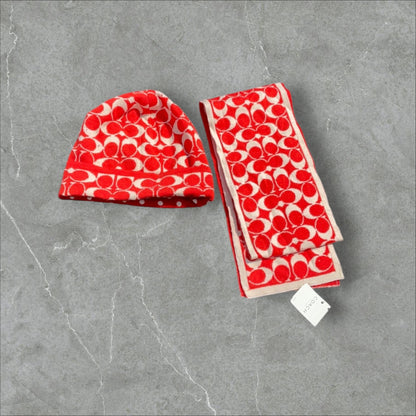 Vintage Coach Hat & Scarf