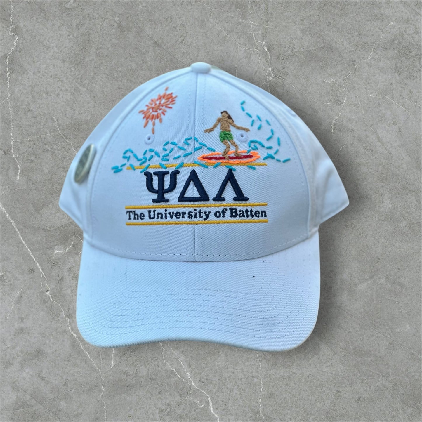 Embroidered Greek Hat