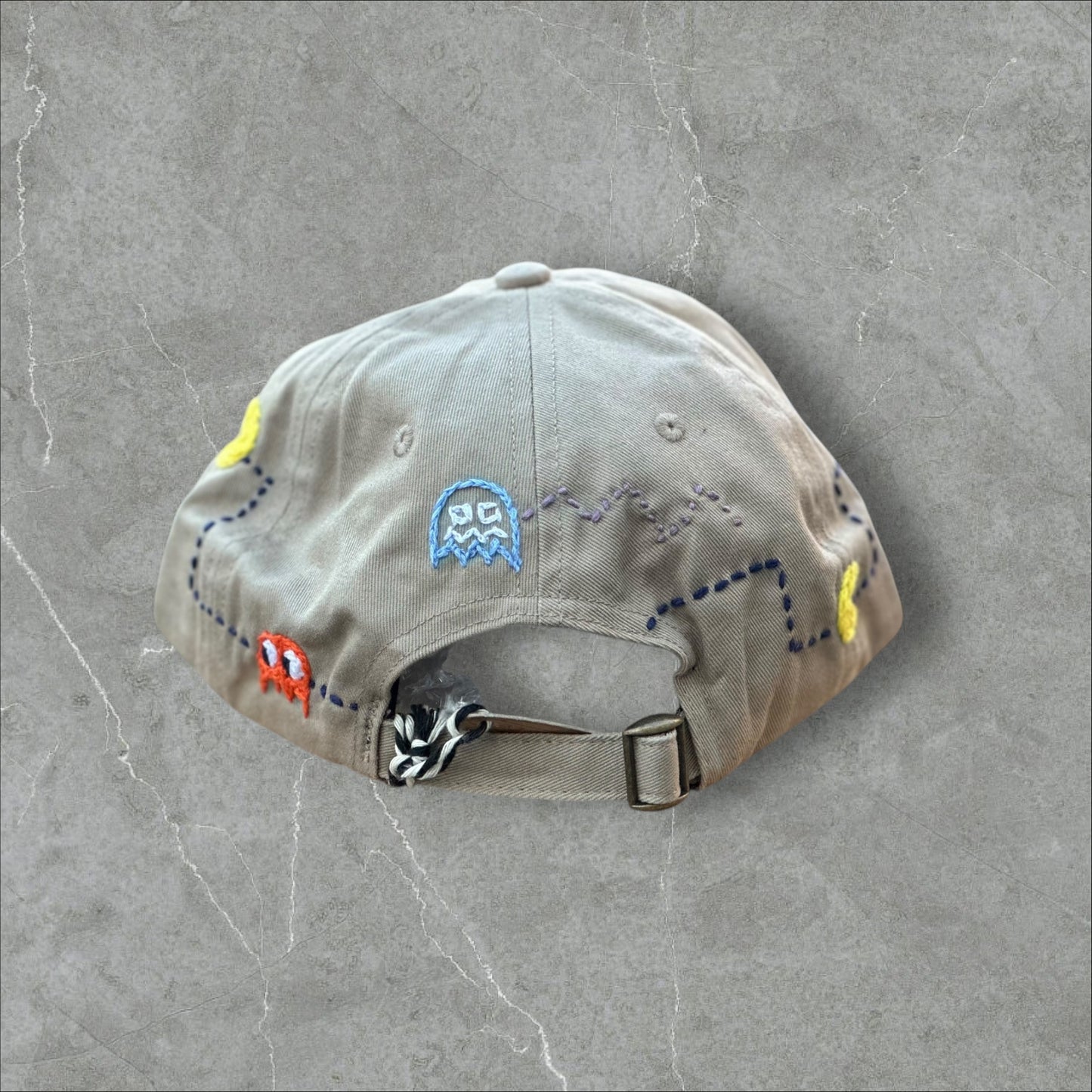 Embroidered Pac-Man Strap back