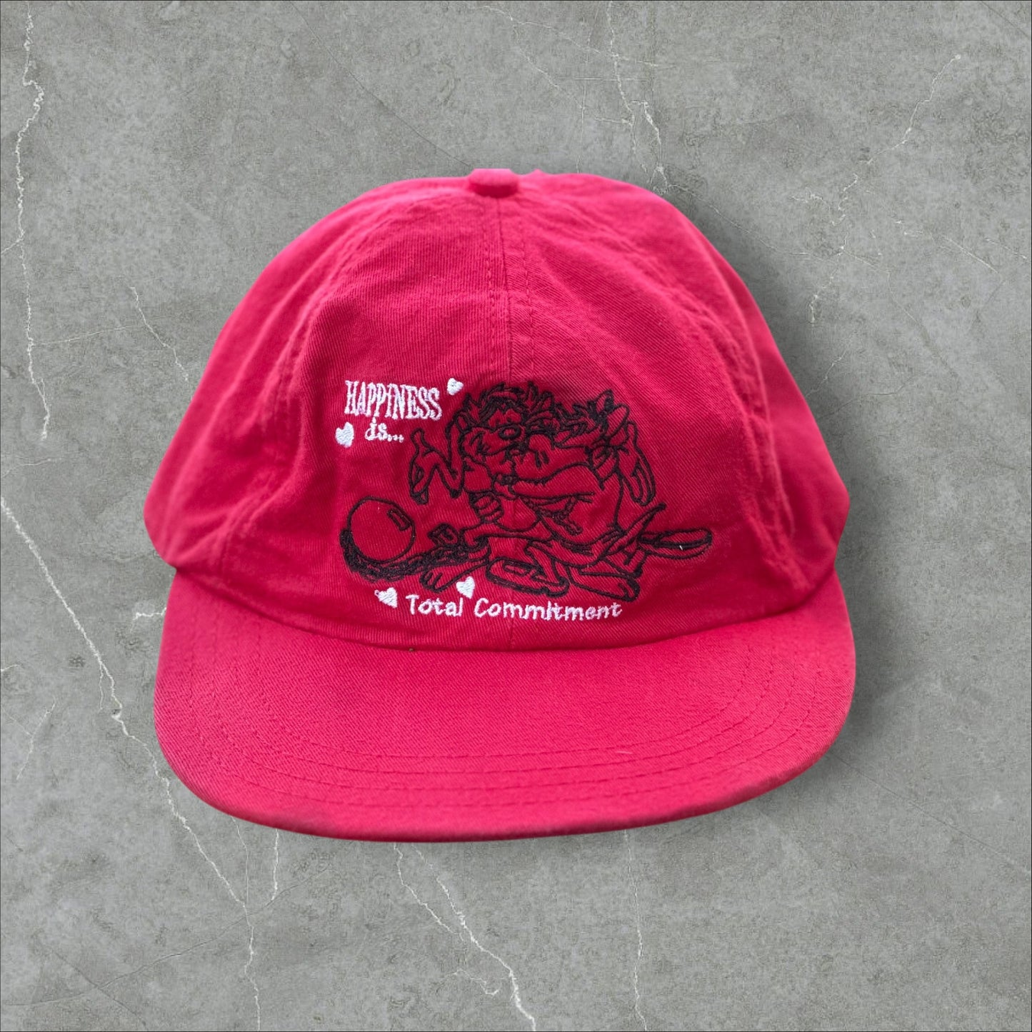 Taz 'Happiness is Total Comminment' Cap