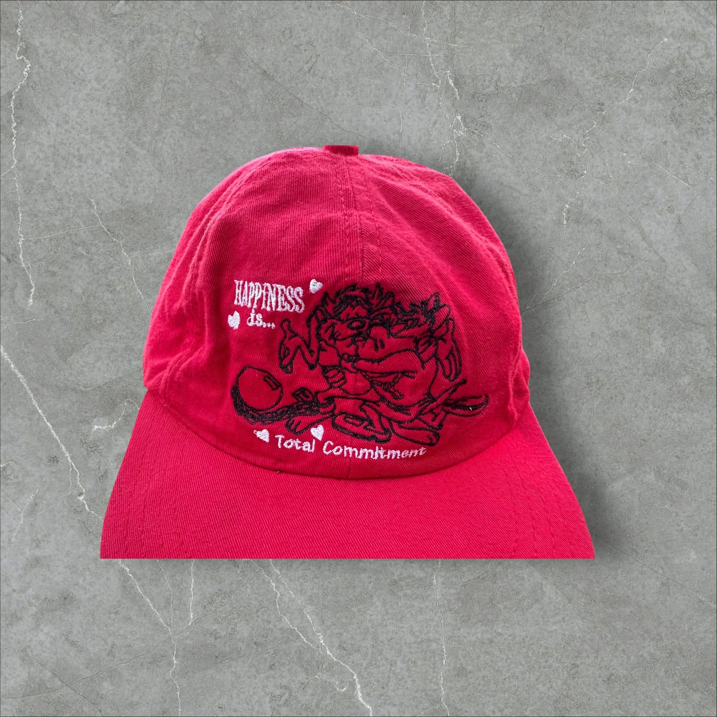 Taz 'Happiness is Total Comminment' Cap