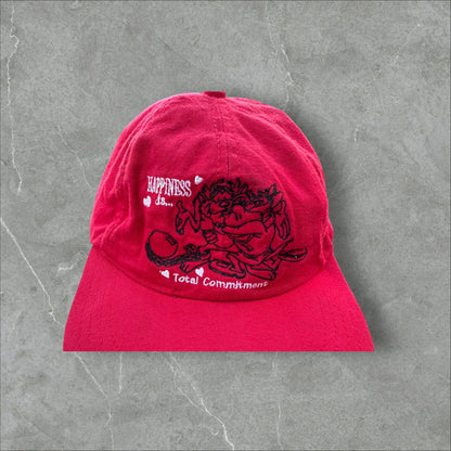 Taz 'Happiness is Total Comminment' Cap