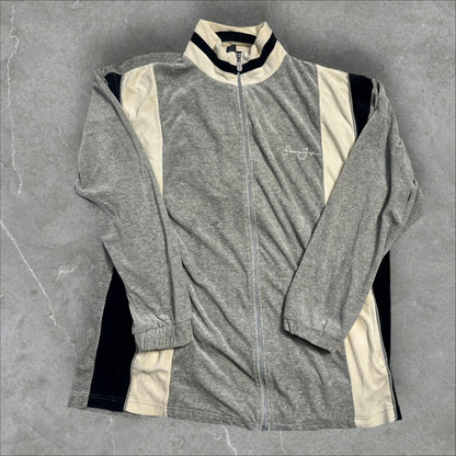 Sean John Velour Zip Up Track Jacket (XL)