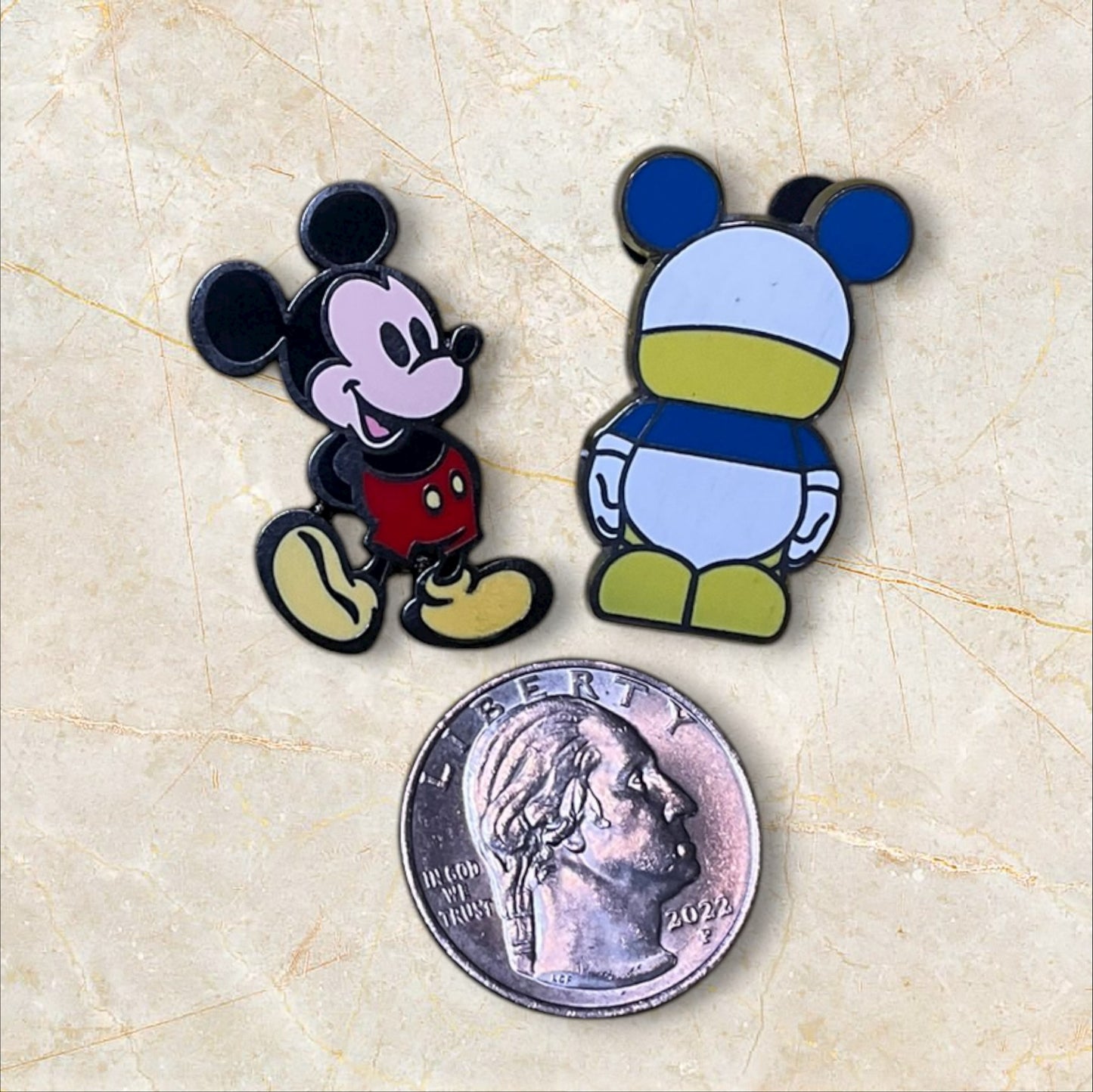 Classic Mickey Mouse & Donald Duck Disney Pin Bundle