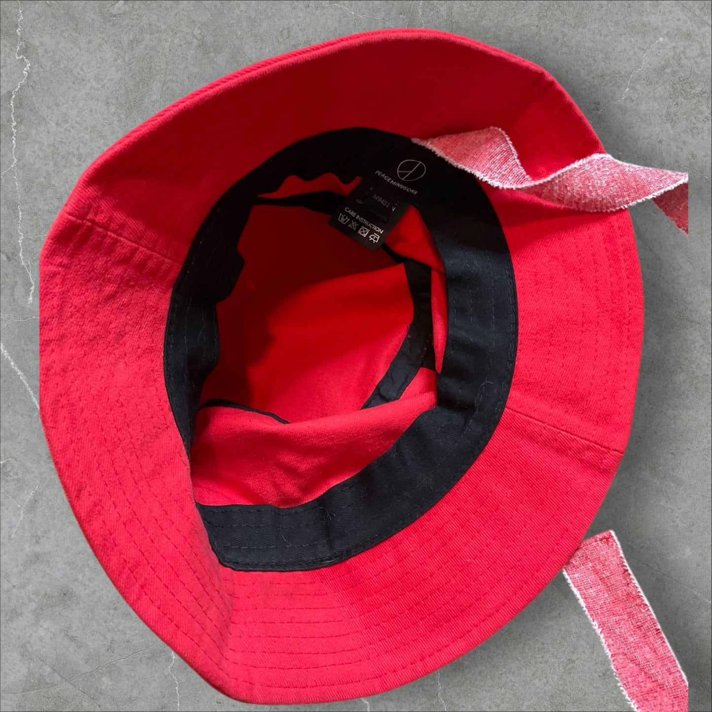 PEACEMINUSONE Red Bucket
