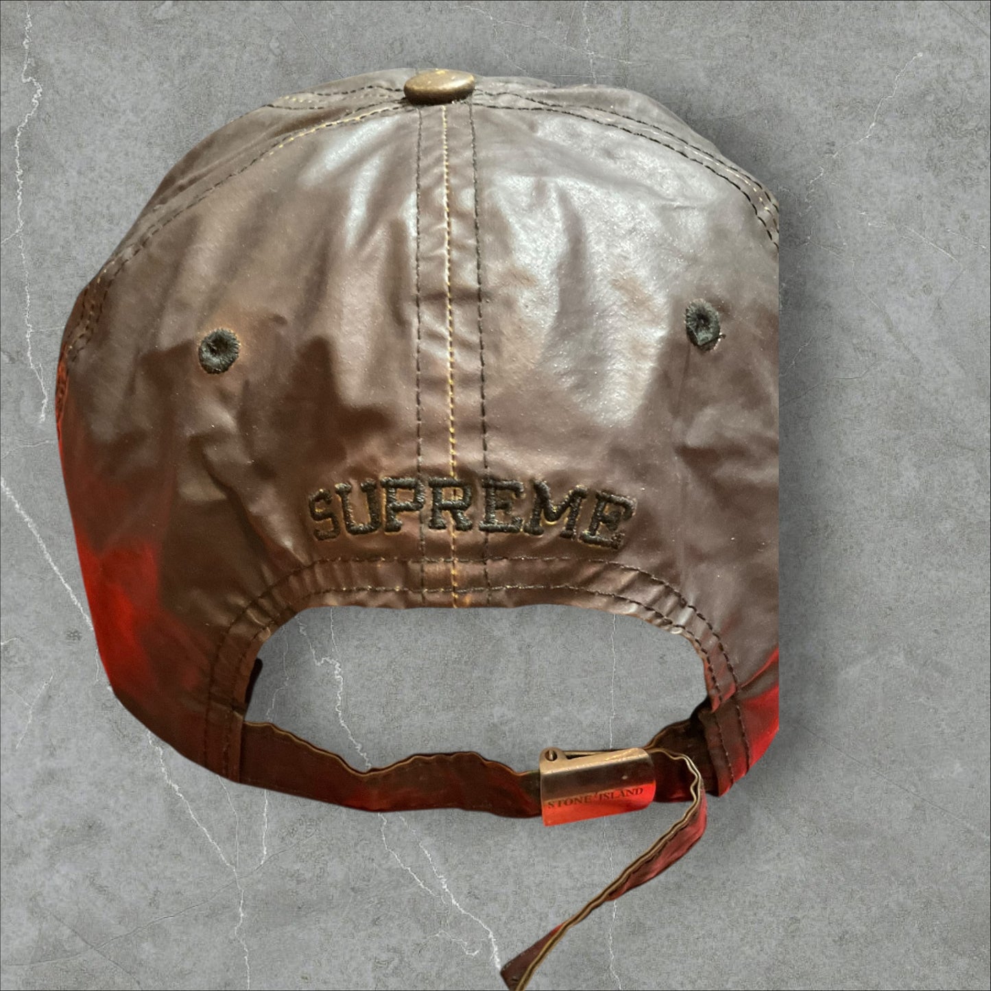 Supreme x Stone Island Heat Reactive 6-Panel cap