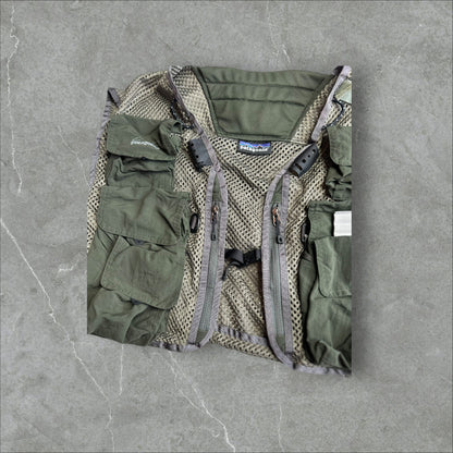 Pantagonia Olive Mesh Master II Fishing Vest (XL)