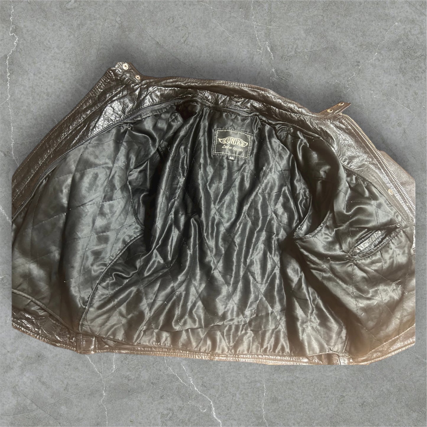 Unik Genuine Leather Jacket (Size 46)