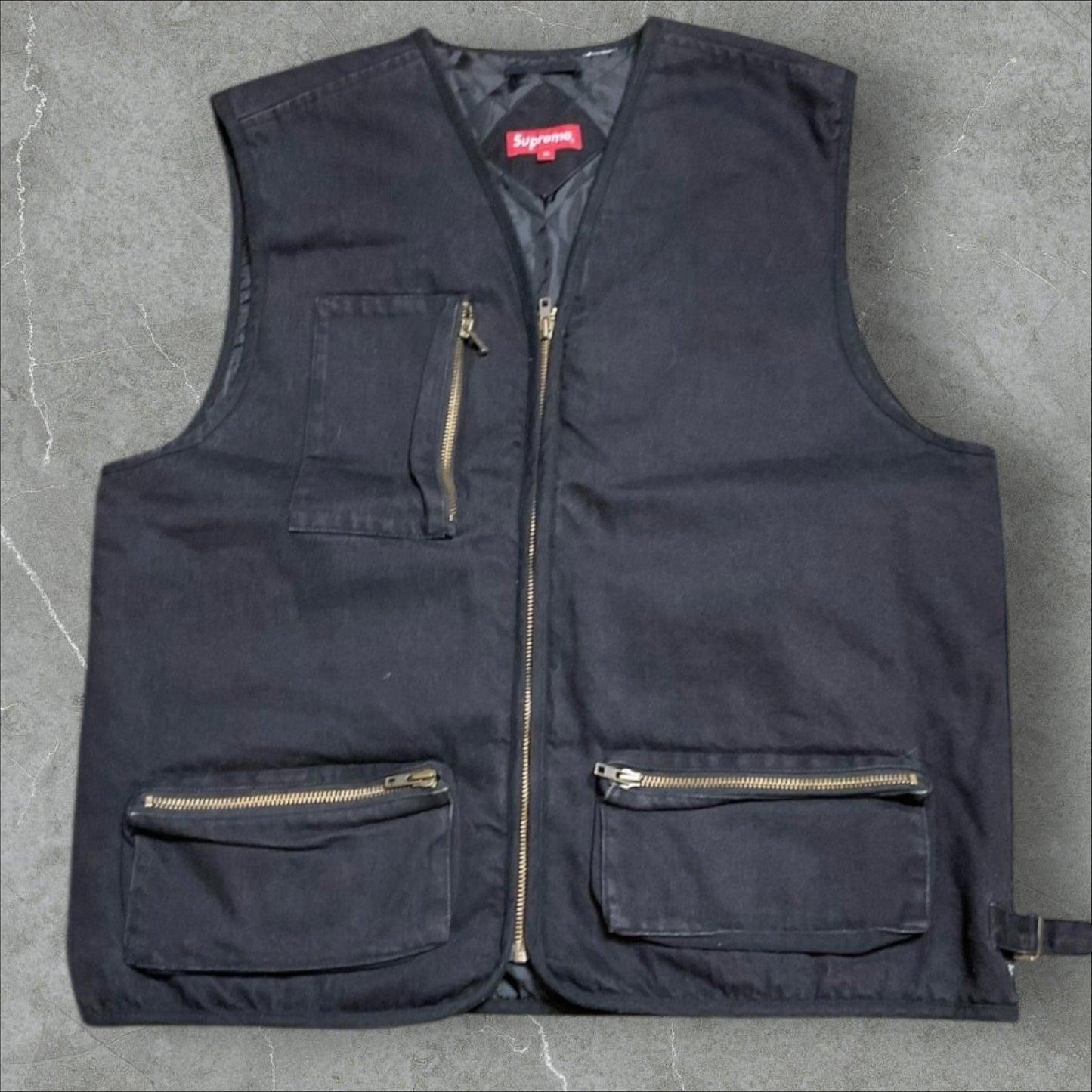 Supreme SS16 Demin Vest Black (XL)