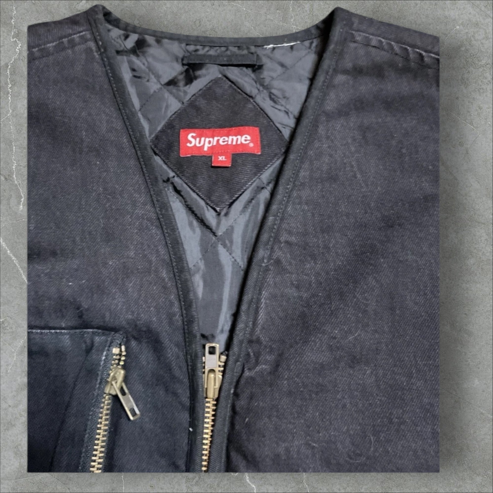 Supreme SS16 Demin Vest Black (XL)