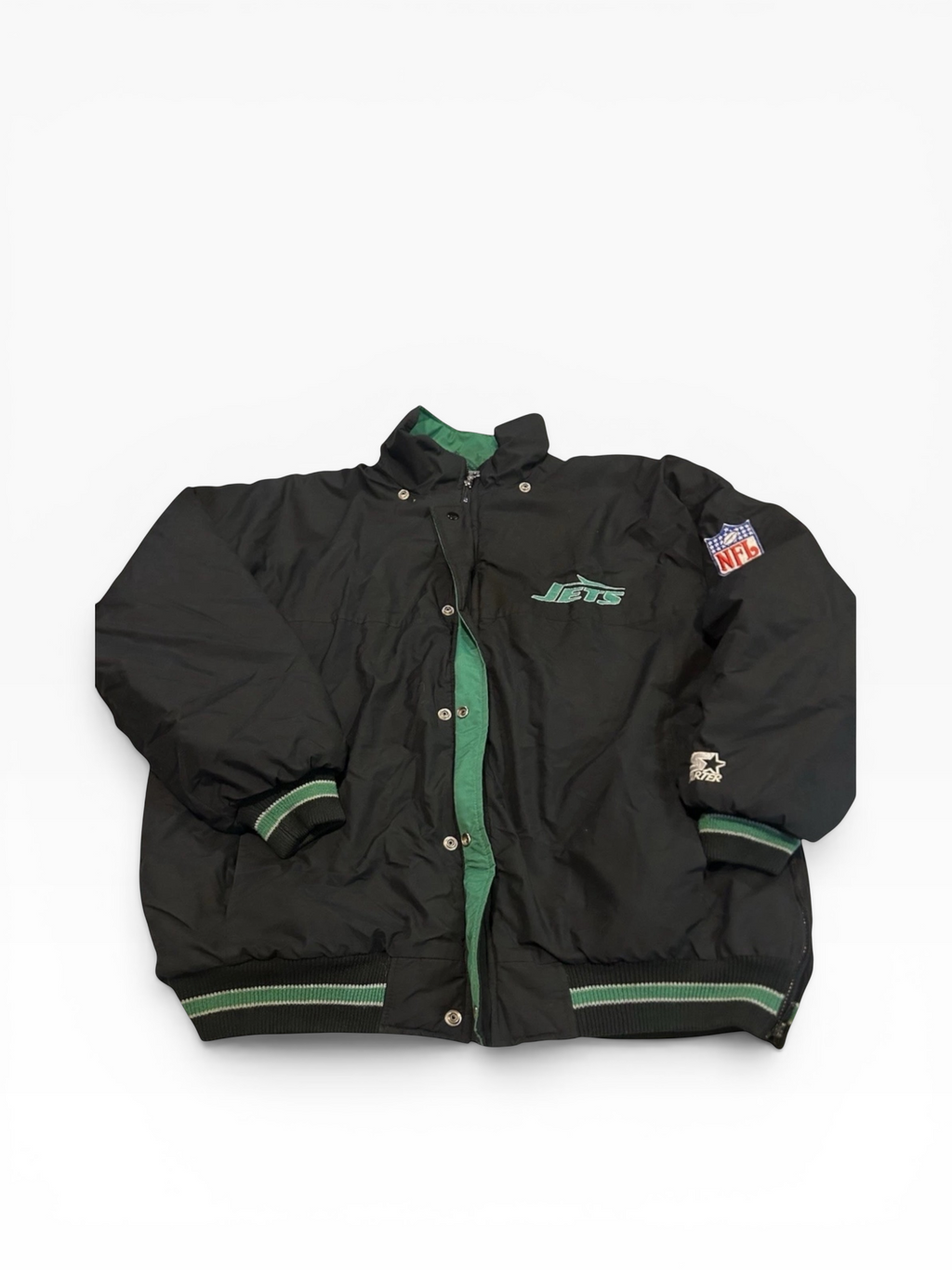 Starter New York Jets Puffer Jacket NFL Parka (XL)