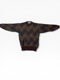 Alan Flusser 100% Wool Geometric Sweater (M)