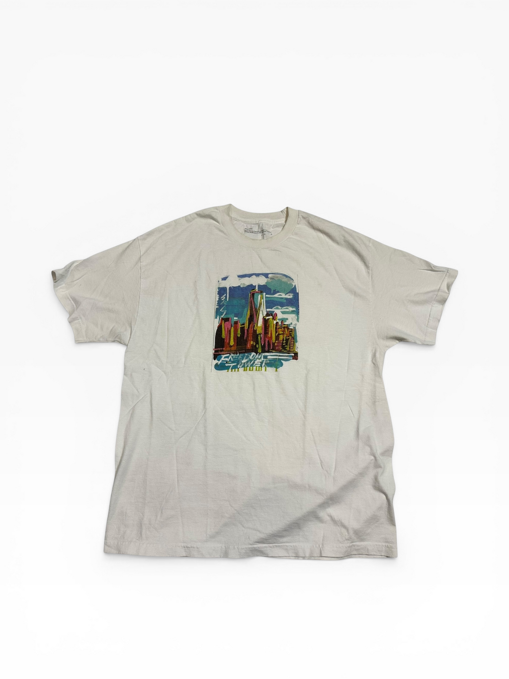 Steve Keene ‘Freedom Towers’ Graphic Tee(XL)