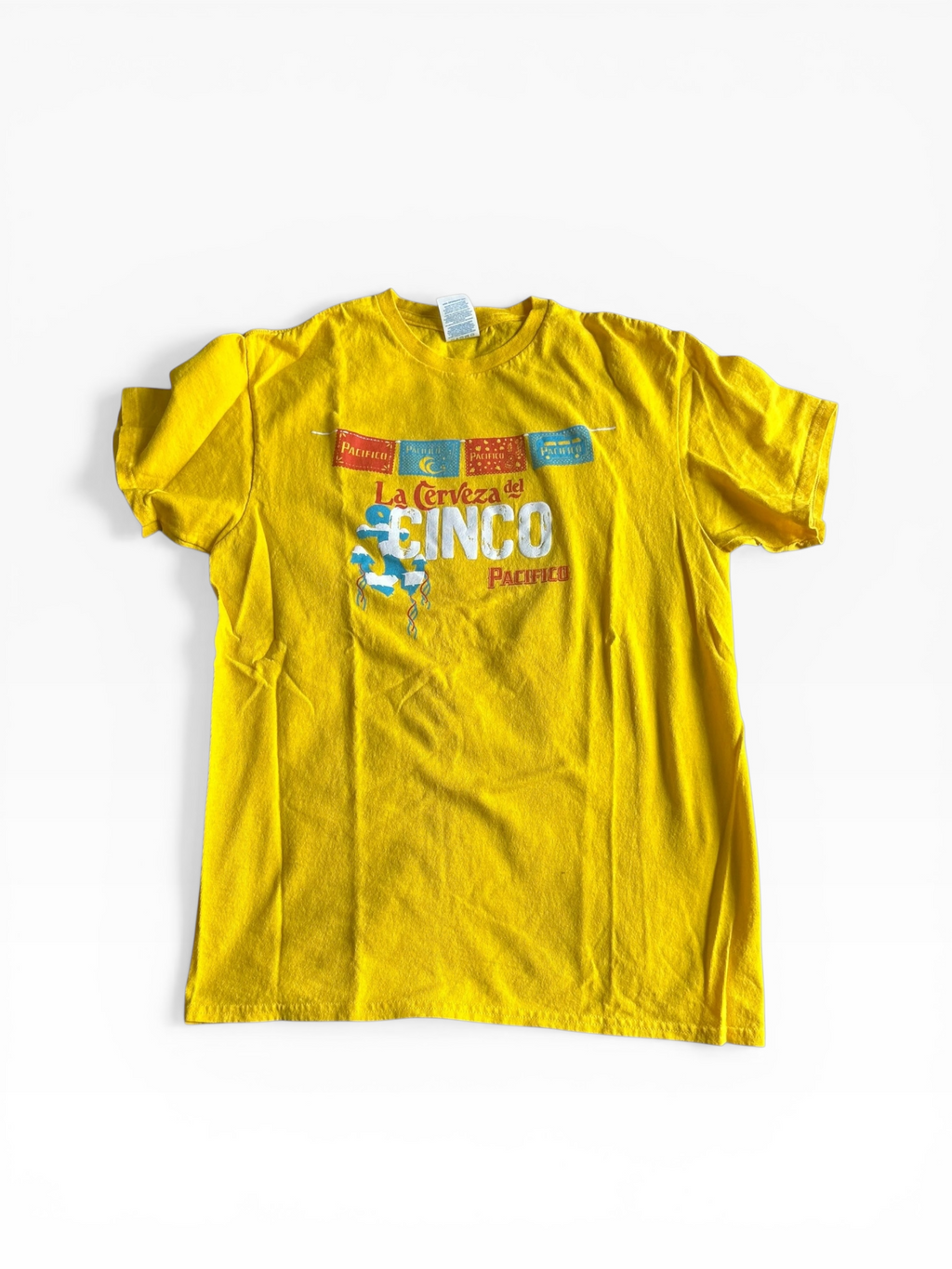 La Cerveza Del Cinco Pacifico Graphic Tee(M)