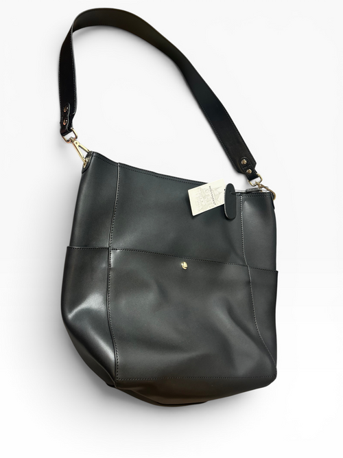 BOSTANTEN Leather Shoulder Bag (Extra Colorful Clothe Strap)