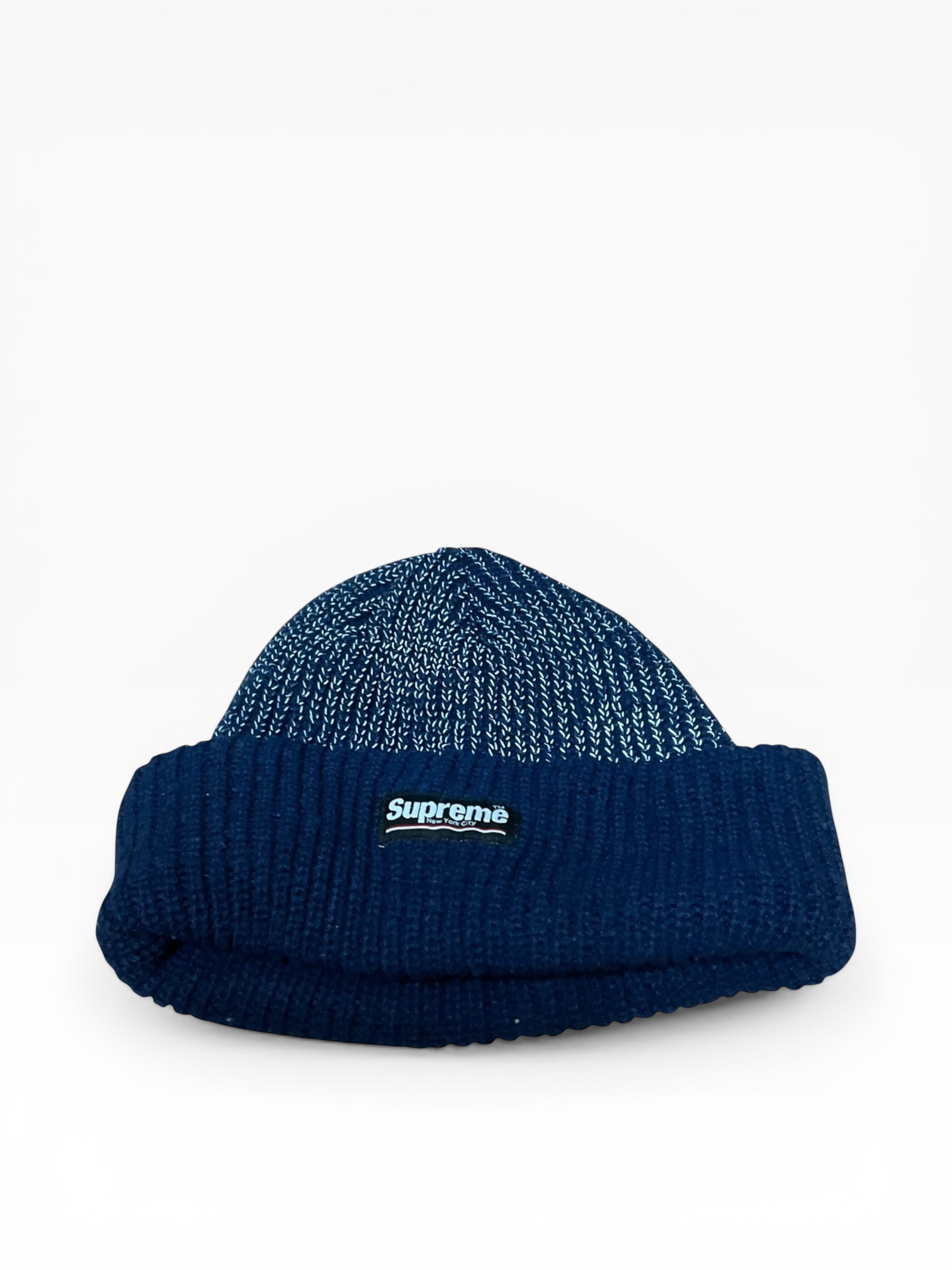 Supreme 3m Reflective Beanie NAVY
