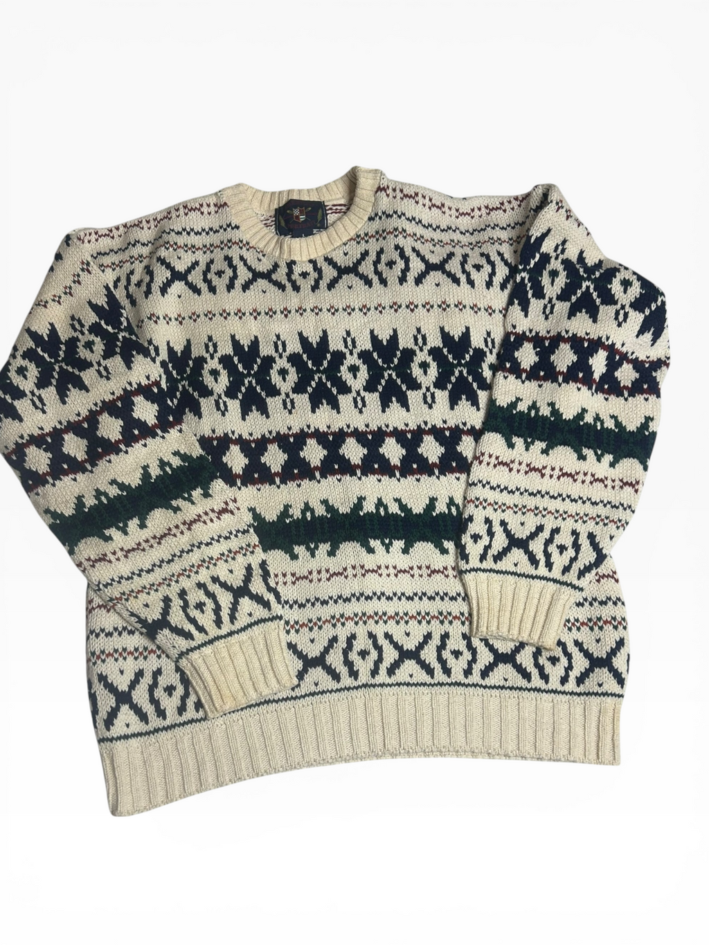 American Portrait Vintage Cotton Sweater (L)