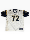 St. Louis Rams Jersey Mens 52 NFL Football Chris Long 72 On Field Reebok White