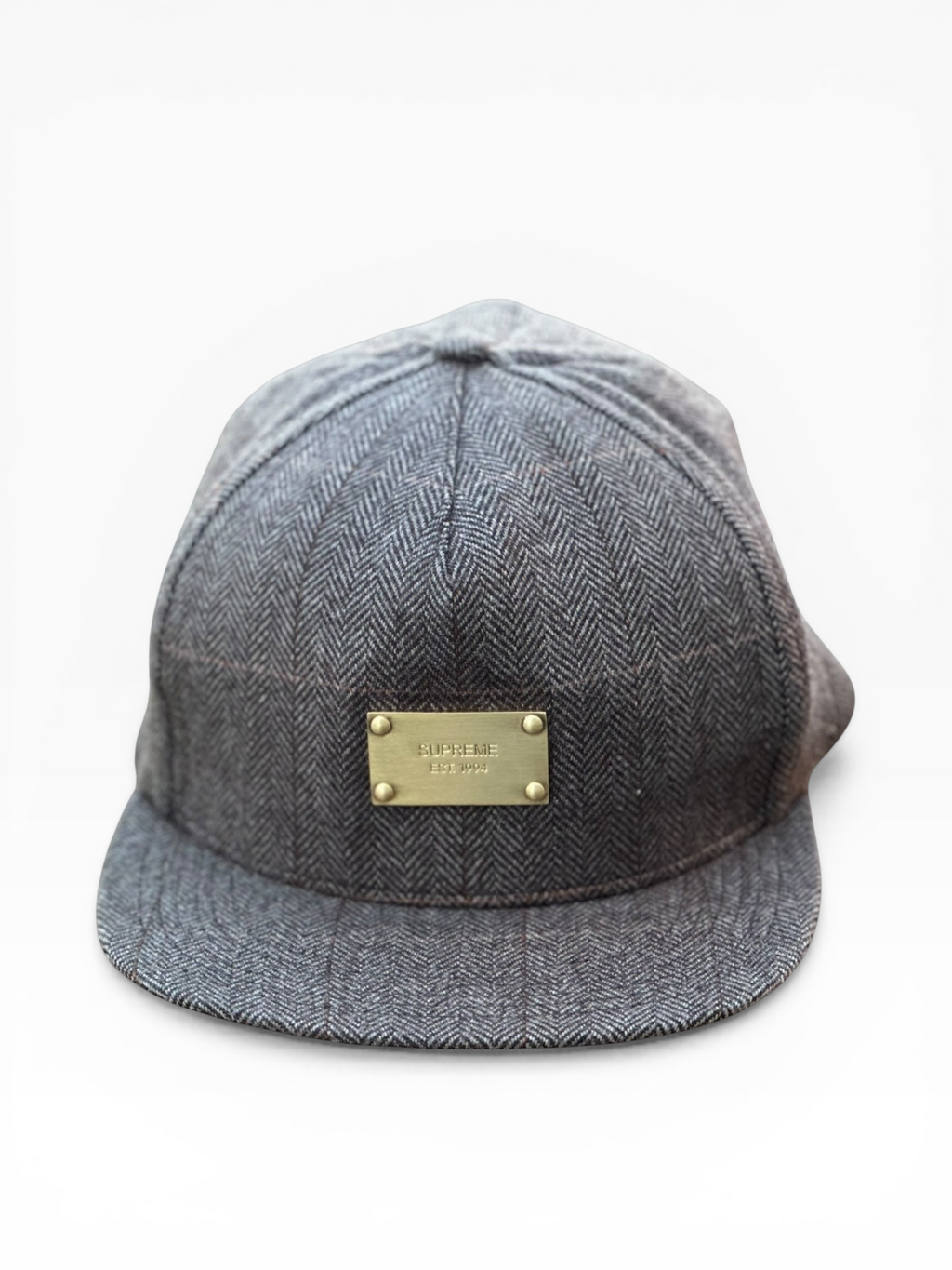 Supreme Leather Strapback Hat