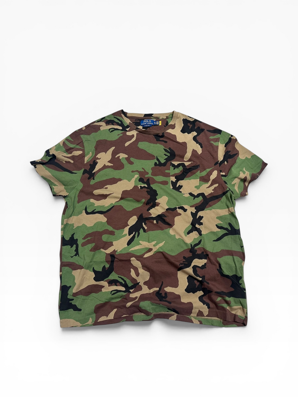 Polo Ralph Lauren Camo Pocket Tee(XL)
