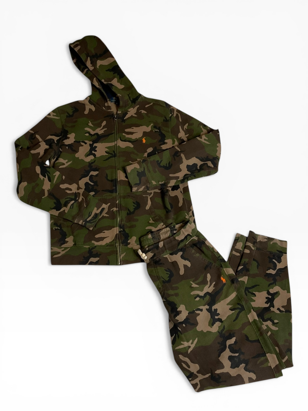 Polo Ralph Lauren Camo Hoodie & Sweatpants (XL)
