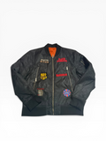 Patchwork Bomber Jacket (No size)