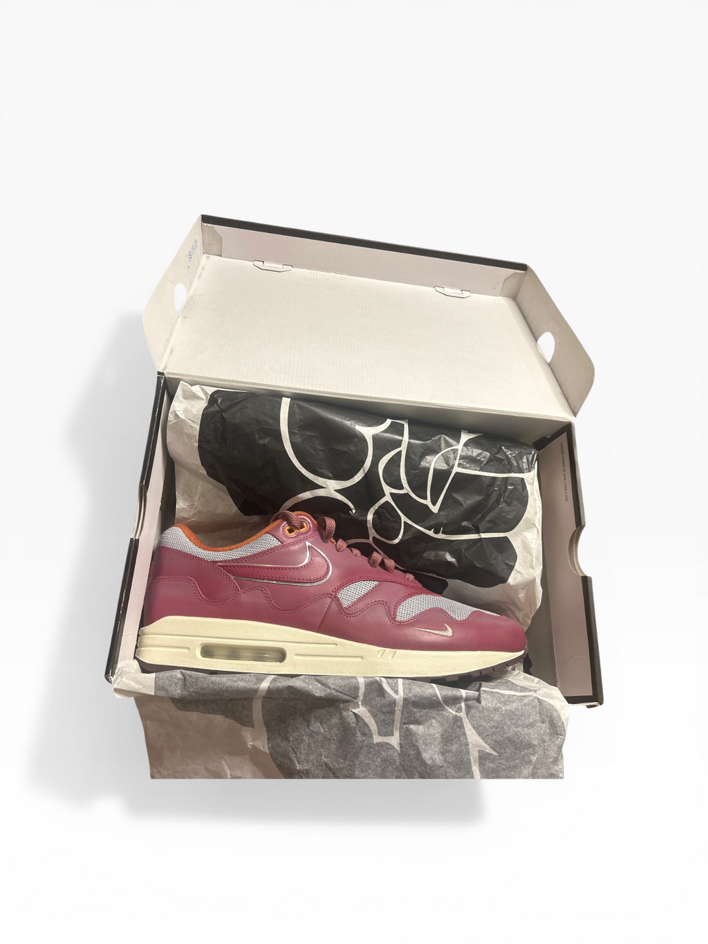 Nike Air Max 1 Patta Waves Rush Maroon