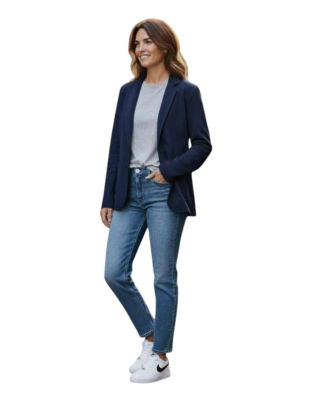 Champion Navy Cotton Blazer(women’s M)