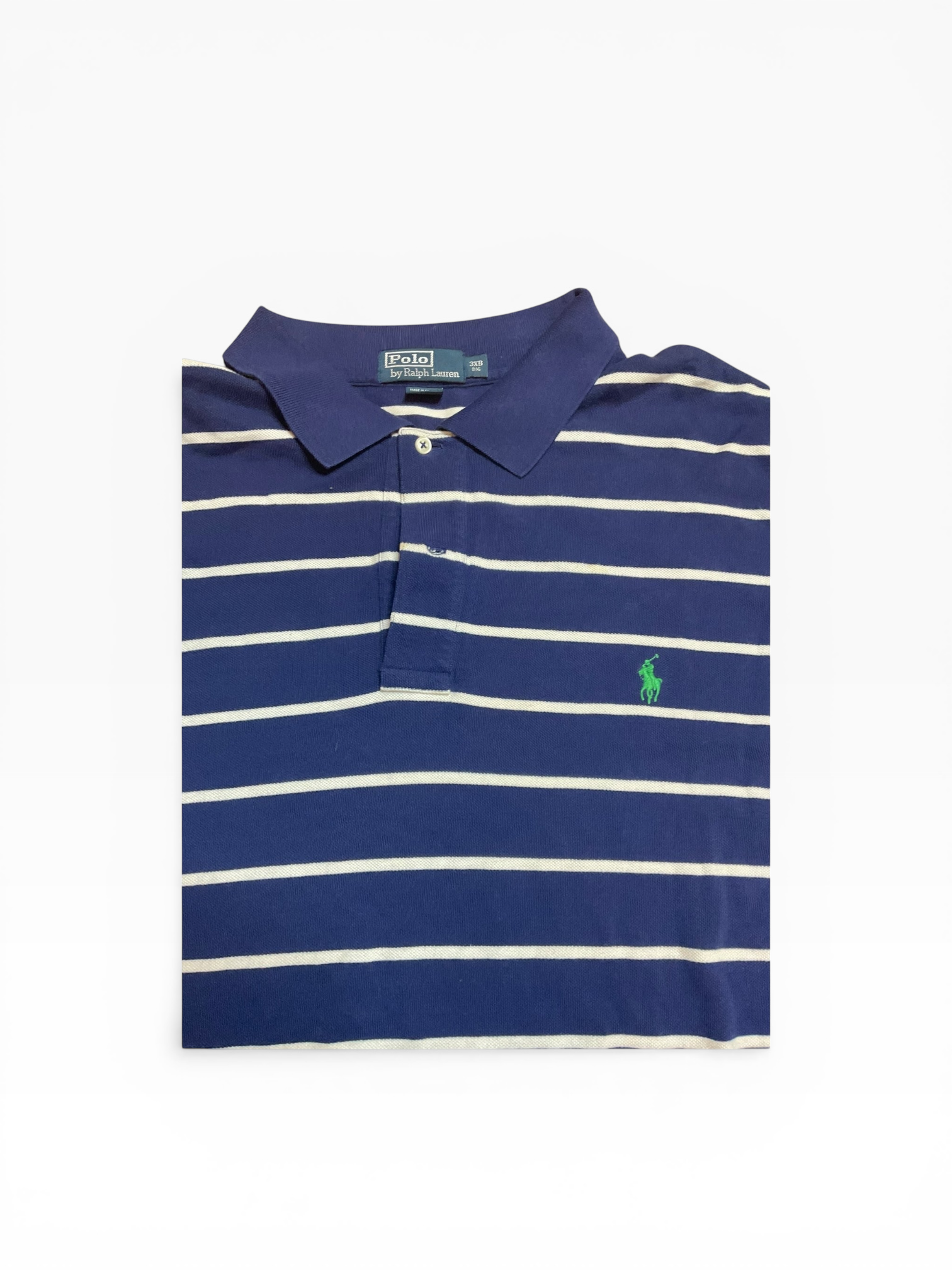 Polo Ralph Lauren Blue Stripe Polo (3XB)