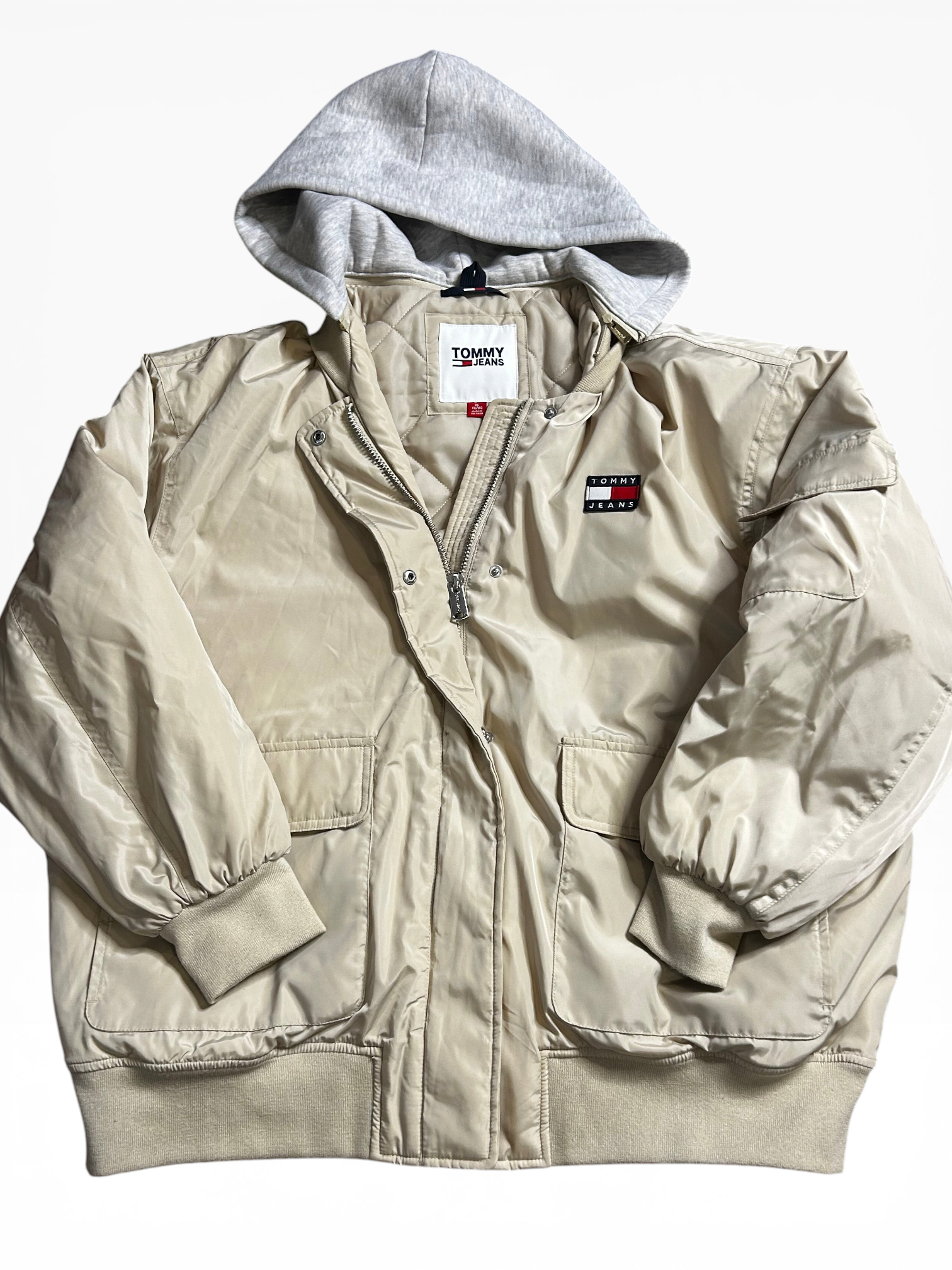 Tommy Jeans Hooded Bomber Jacket (XL)
