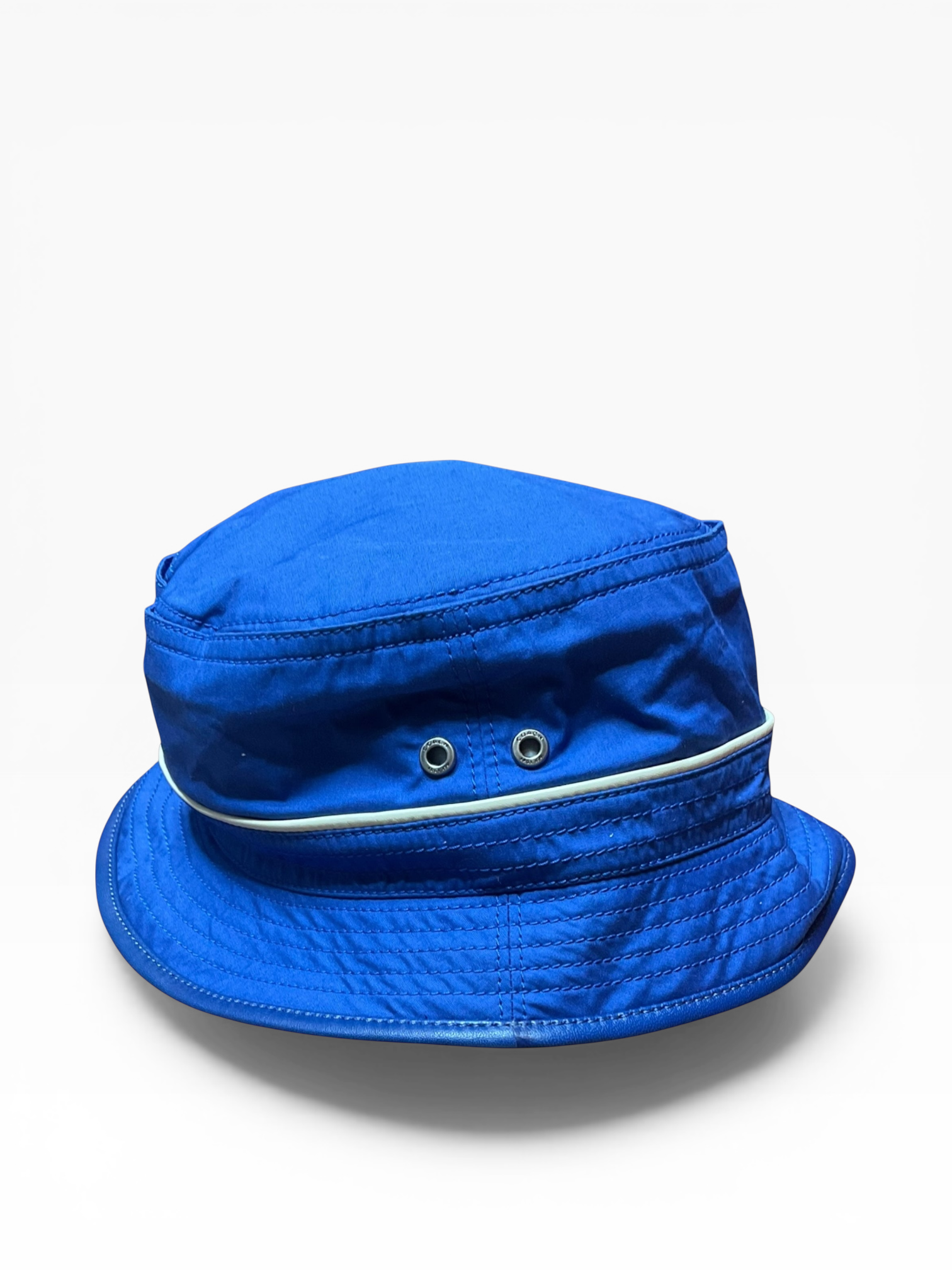 Coach Reversible Blue Bucket Hat