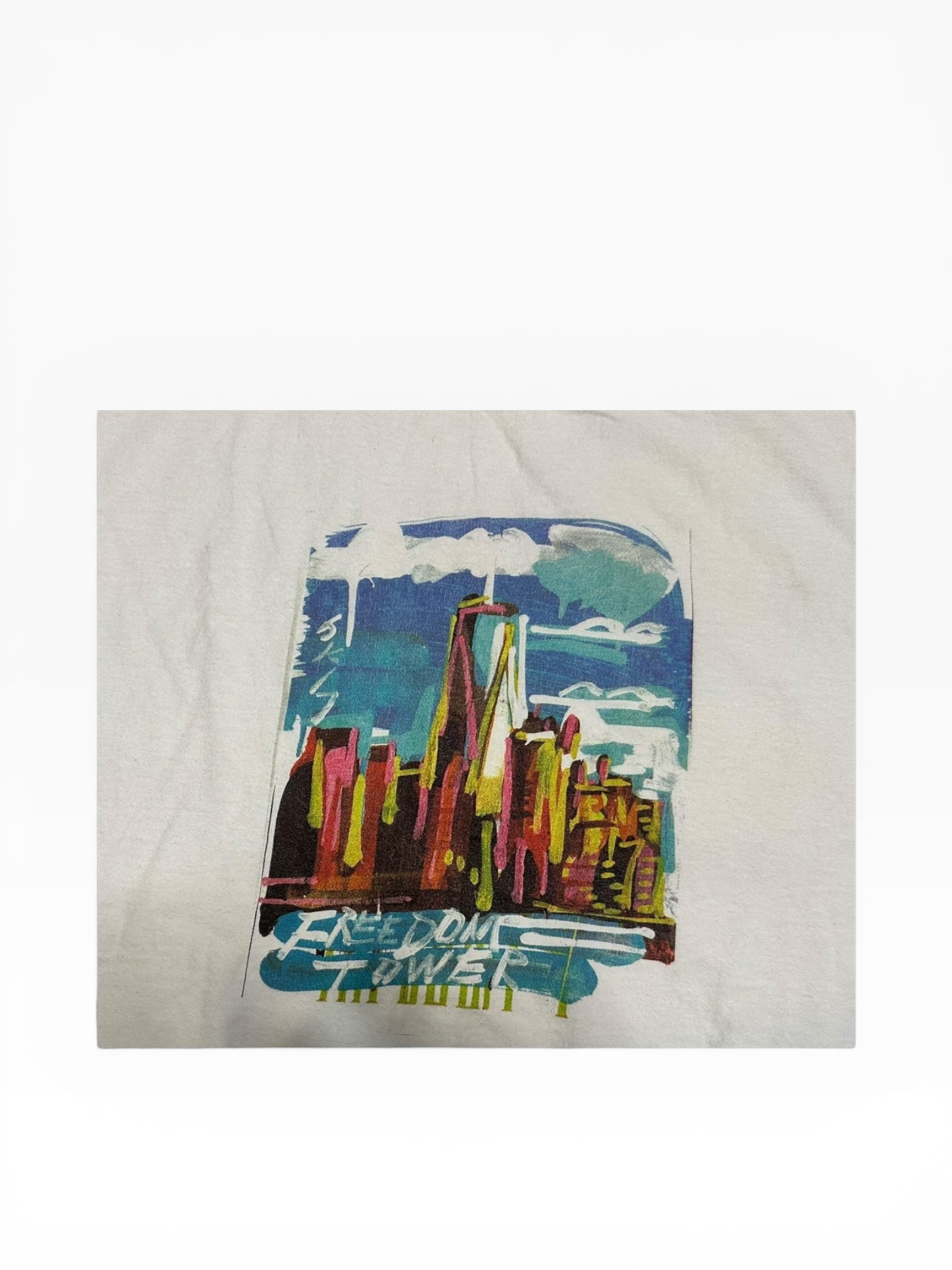 Steve Keene ‘Freedom Towers’ Graphic Tee(XL)