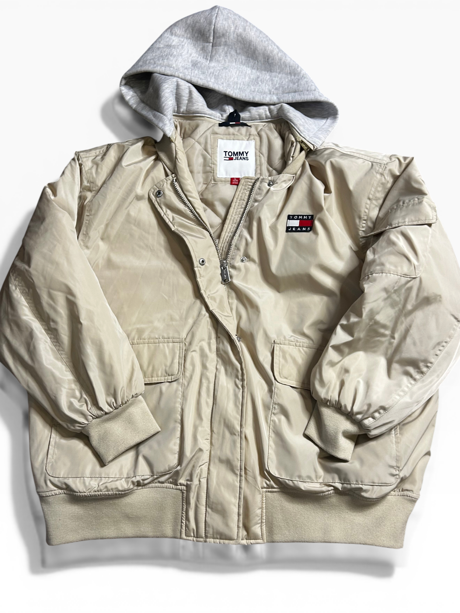 Tommy Jeans Hooded Bomber Jacket (XL)