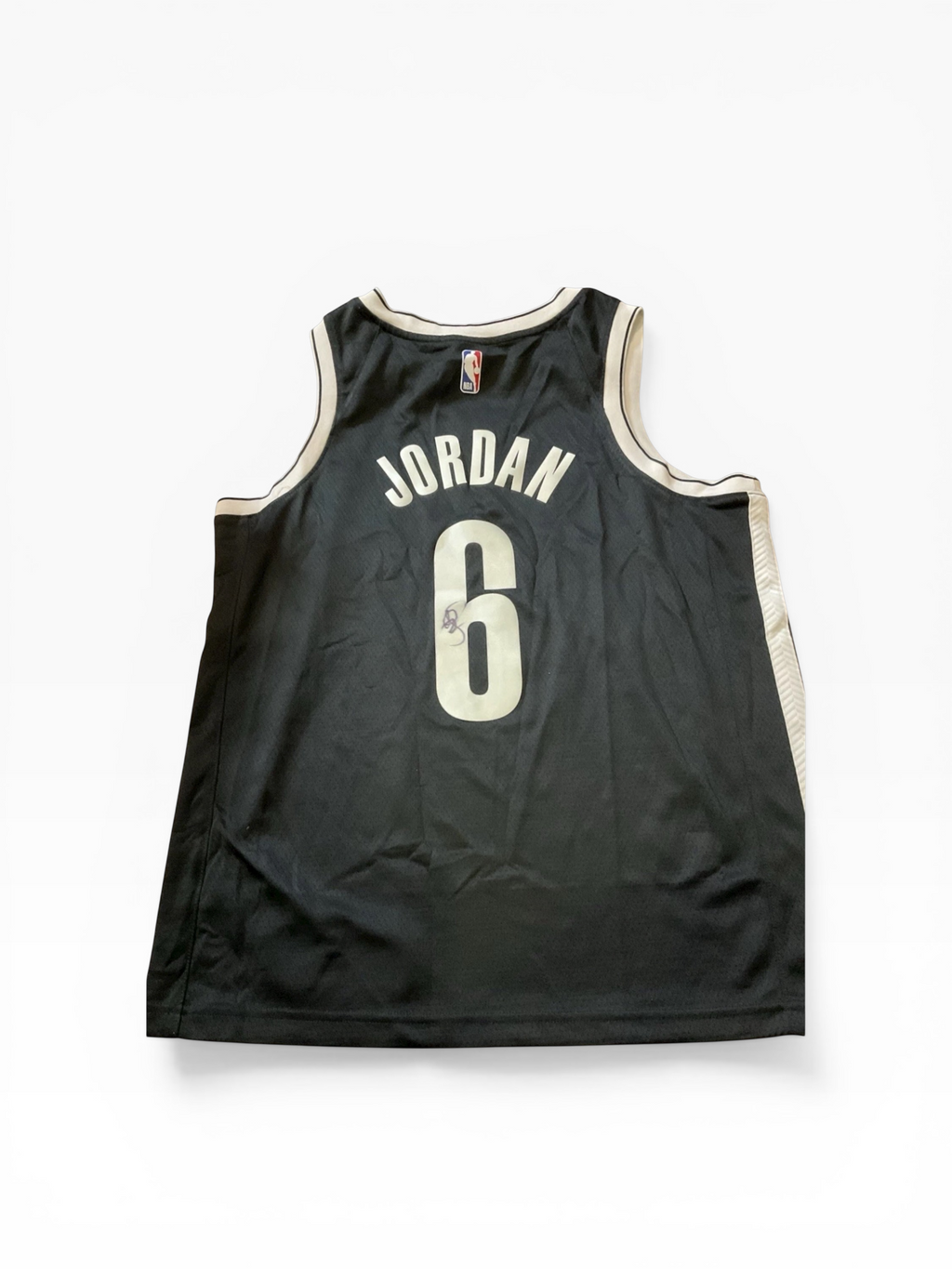DeAndre Jordan Autographed Jersey Brooklyn Nets (48)