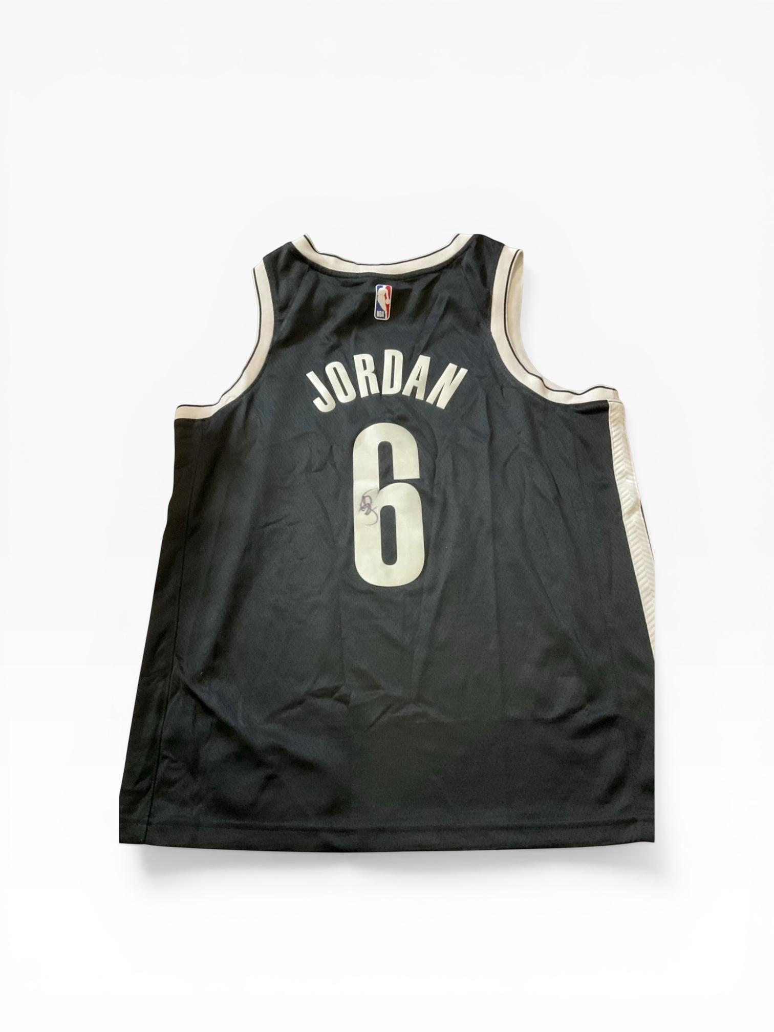 DeAndre Jordan Autographed Jersey Brooklyn Nets (48)