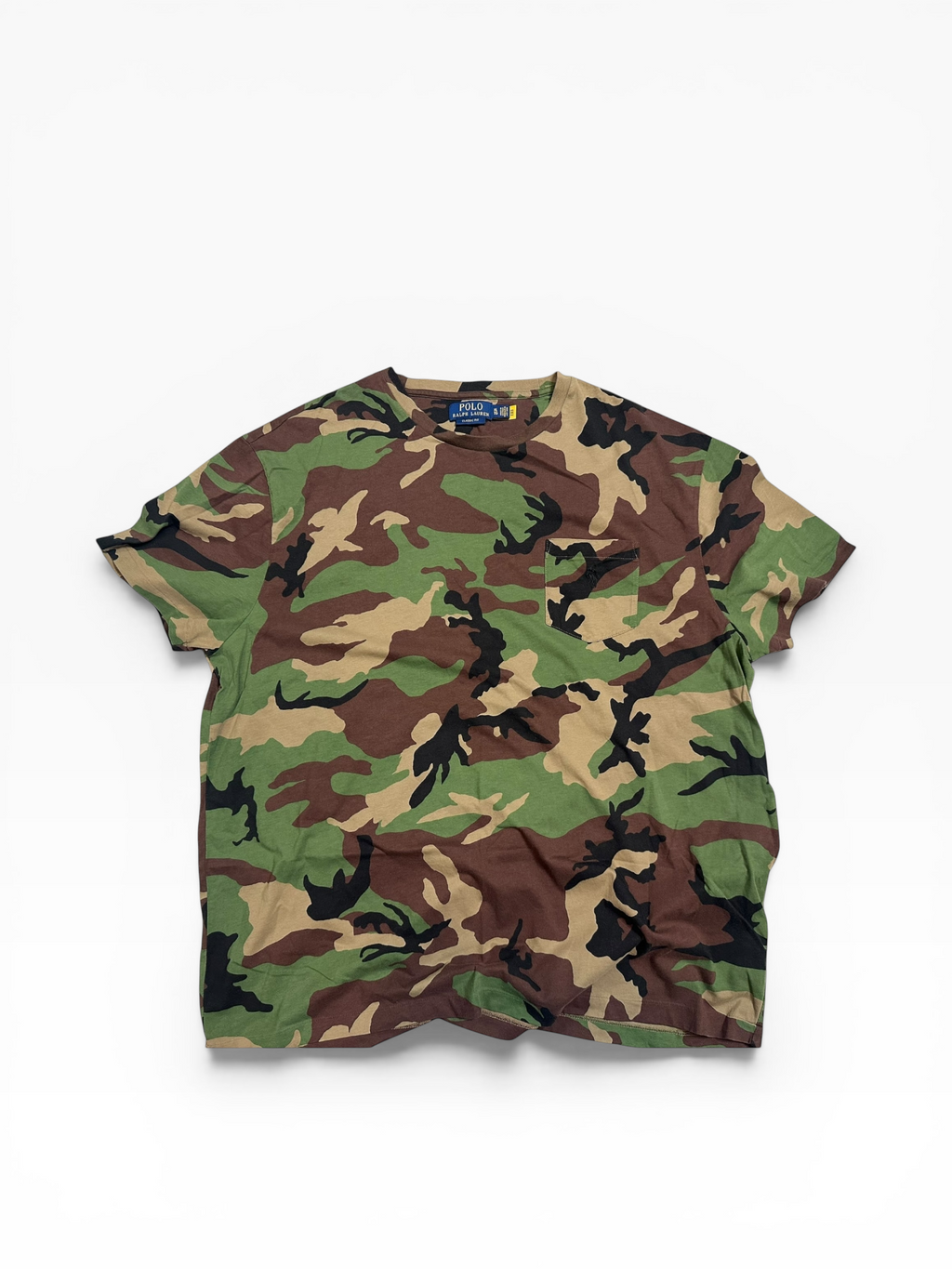 Polo Ralph Lauren Camo Pocket Tee(XL)