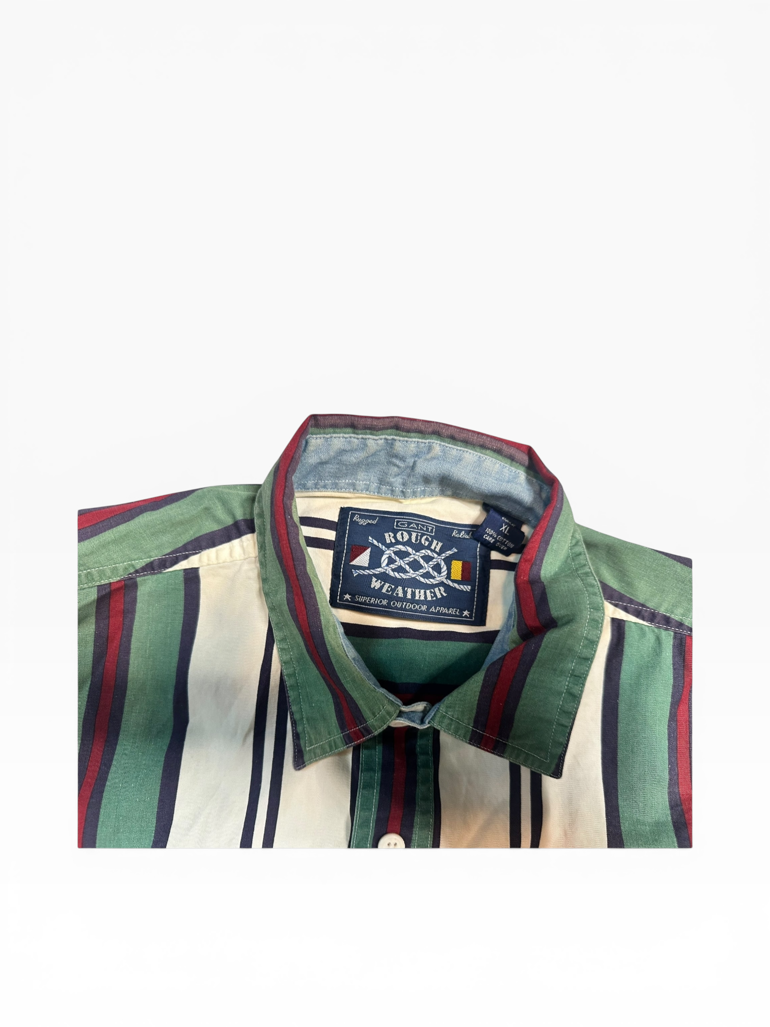 Gant ‘Rough Weather’ Striped Long Sleeve Button Down (XL)