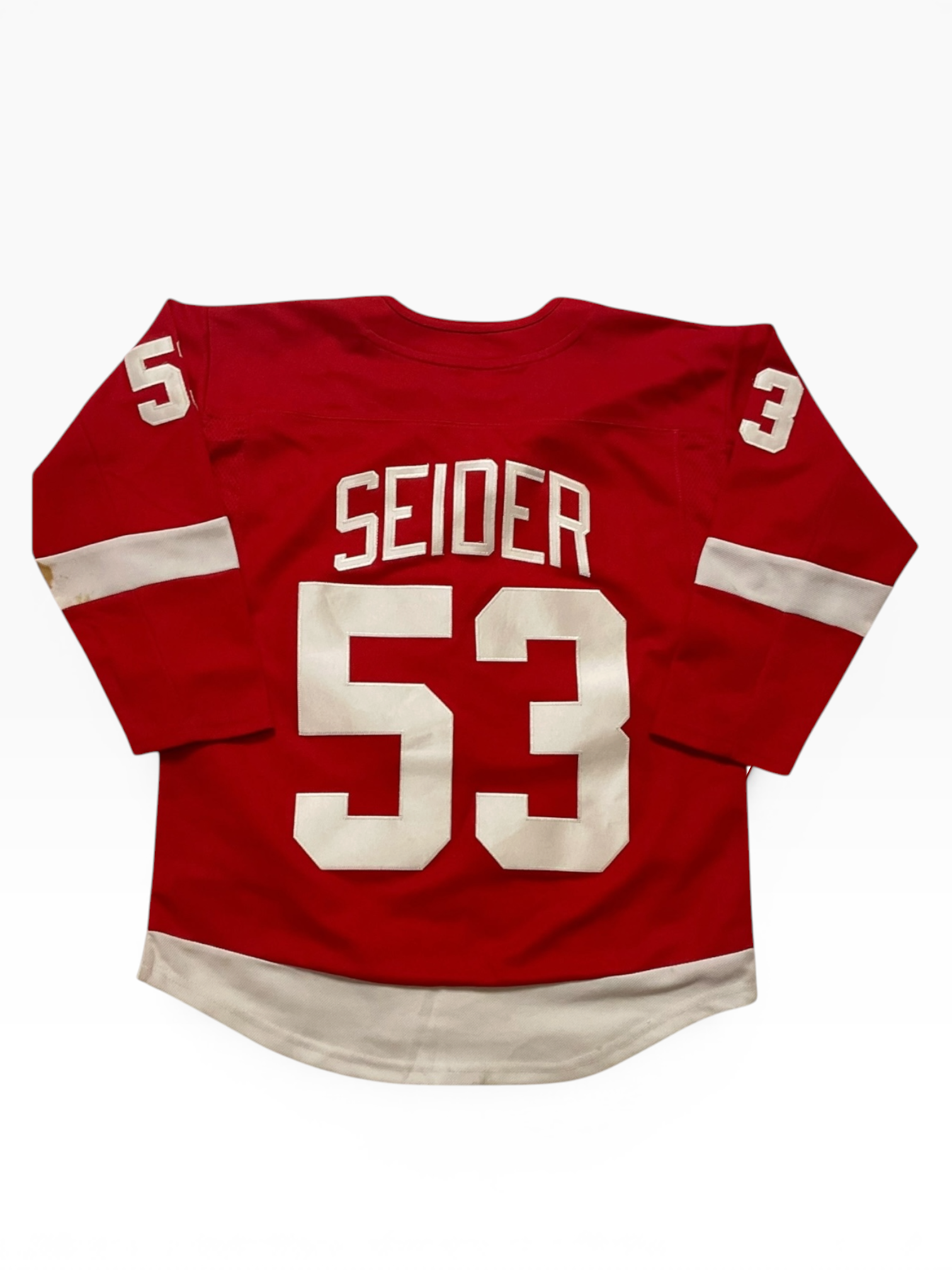 Fanatics Moritz Seider Detroit Red Wings Home Breakaway Player Jersey (L/XL)