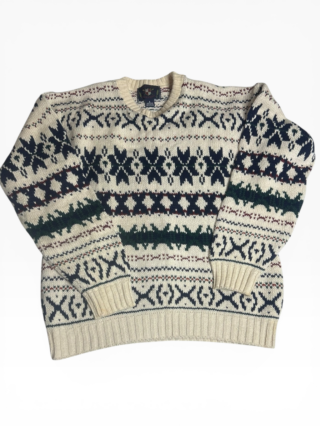 American Portrait Vintage Cotton Sweater (L)