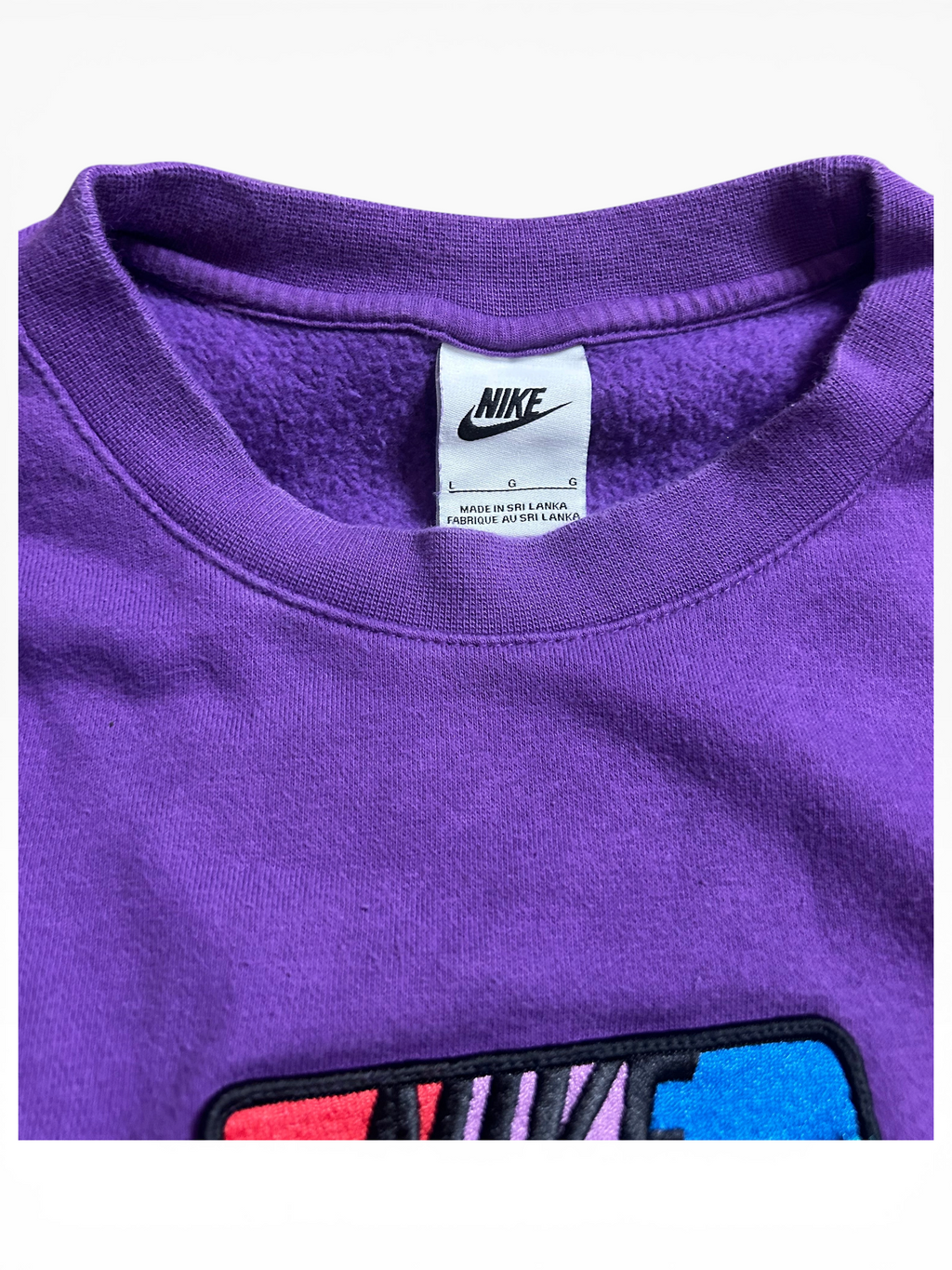 Vintage Nike Purple Pullover (L)