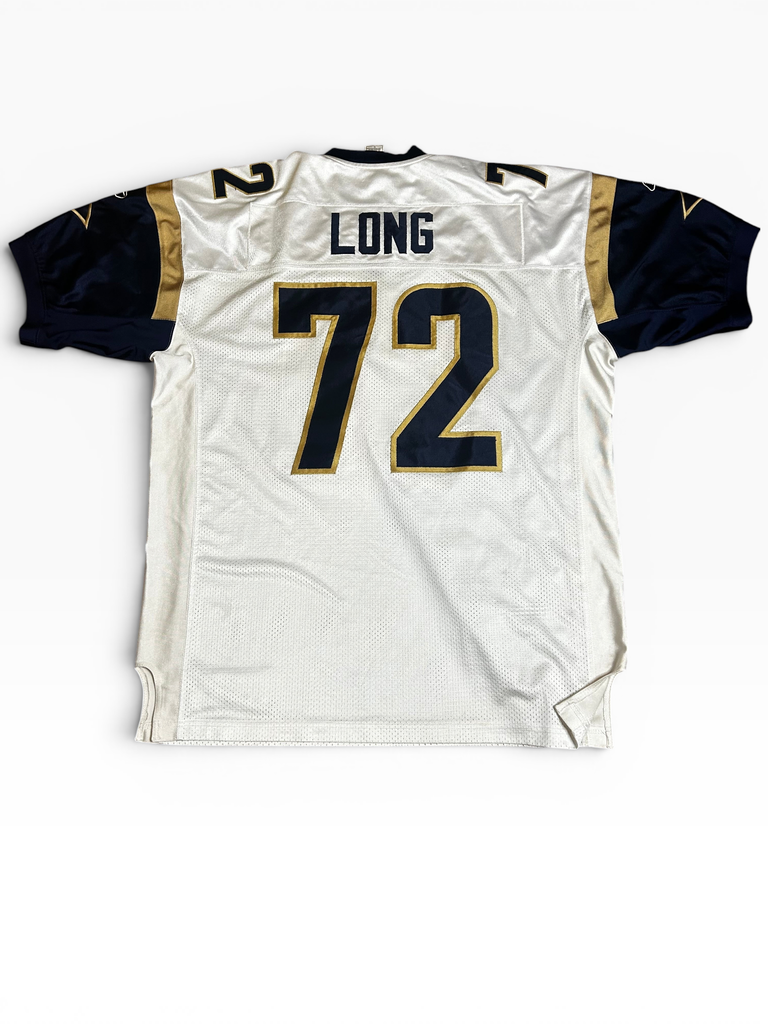St. Louis Rams Jersey Mens 52 NFL Football Chris Long 72 On Field Reebok White